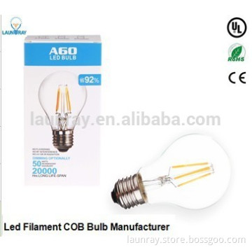 E14 E27 2/4/6/8W Dimmable Edison Filament Led Lamp Candle Flame Globe Energy Saving Bulb